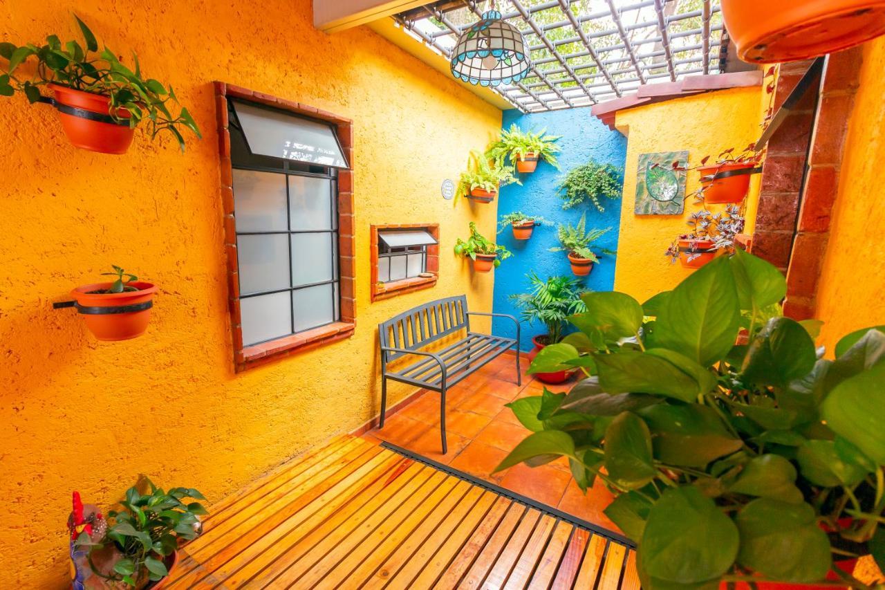 Mex Suites Casa Azul B&B Мексико Сити Екстериор снимка